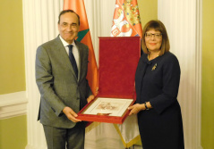 27. jun 2018. Predsednica Narodne skupštine sa predsednikom Predstavničkog doma Parlamenta Kraljevine Maroko